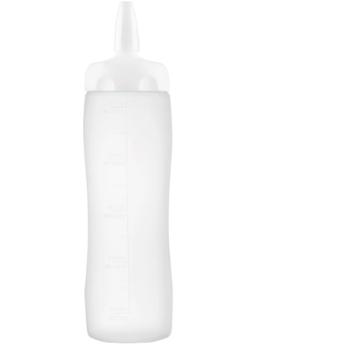 [11077] Dispenser til dressing, 500 ml, hvid, plast, (1 stk.)