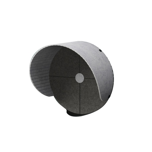 [18531] Telefonboks til kontor, lydabsorberende, Ø75 cm, ECO PET, (1 stk.)