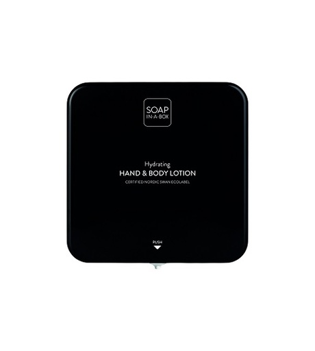 [11108] Dispenser, komplet, MOHOCO, Soap-In-A-Box, Lotion, sort, (1 stk.)