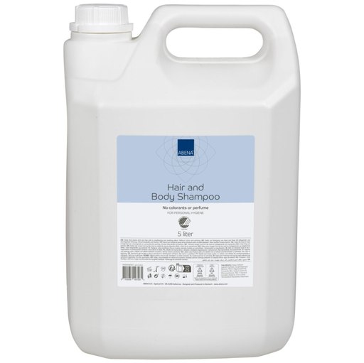 [19370] Hår- og Bodyshampoo, 5000 ml, uden farve og parfume, (1 stk.)