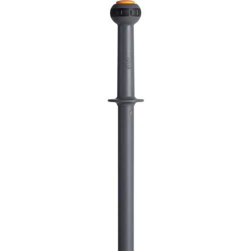 [19376] Teleskopskaft med klik, Vikan, Ø3,2cm, grå, aluminium/PP, 123,5-177cm, (1 stk.), (1 stk.)