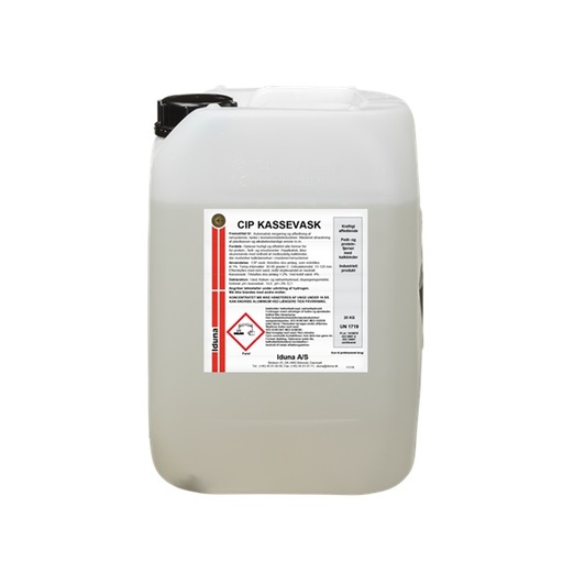 [19461] CIP, Kassevask, Alkalisk, 20 l, Iduna, (1 stk.)