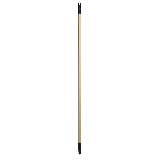 [10760] Skaft med gevind, Vikan, 176cm, Ø2,5cm, træ, tilhørende 10761, (1 stk.)