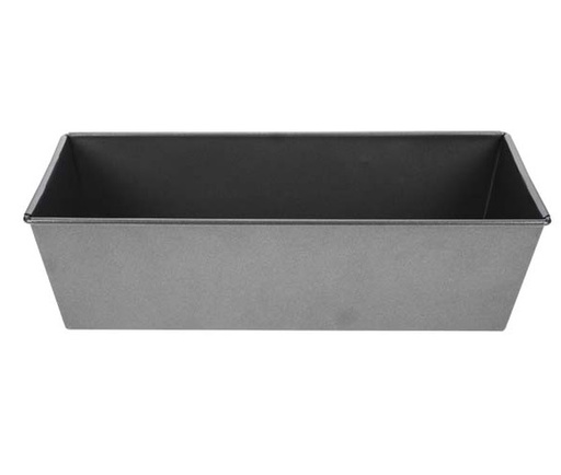 [21085] Kageform, non-stick, rektangulær, 31x11,5x7cm, sort, metal, (1 stk.)