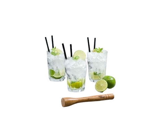 [21237] Lime muddler, 3x3x19cm, bambus, (12 stk.)
