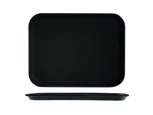 [21254] Serveringsfad, rektangulær, 30x41cm, non-slip, plastik, (12 stk.)