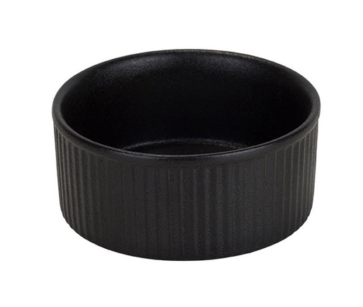 [21519] Ramekin, Ø12x5,2cm, sort, stentøj, YARA, (6 stk.)