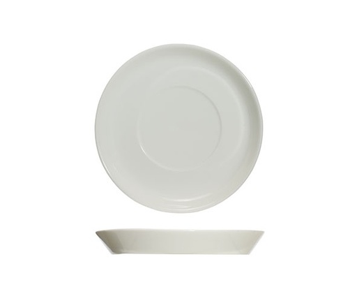 [21540] Underkop, Ø12cm, hvid, porcelæn, OSLO, (12 stk.)