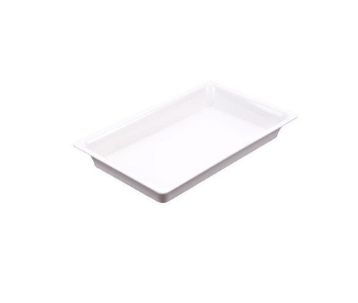 [21651] Plastkantine, Slim 1/1GN, 53x32,5x6,5cm, melamin, Hvid, (1 stk.)