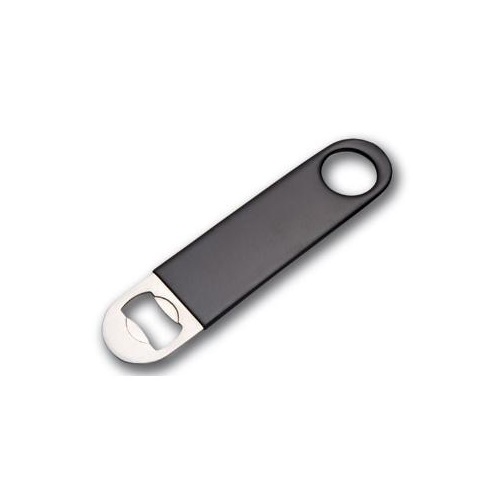 [21825] Oplukker, 17,8cm, rustfri stål, sort vinyl, (1 stk.)