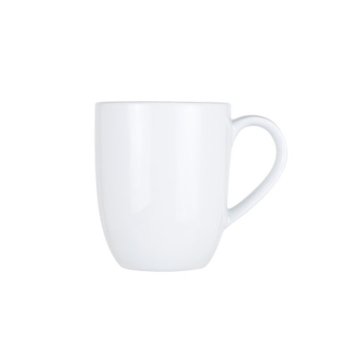 [21919] Krus med hank, 530ml, Ø9,5x11,8cm, hvid, porcelæn, ESSENTIALS, (6 stk.)