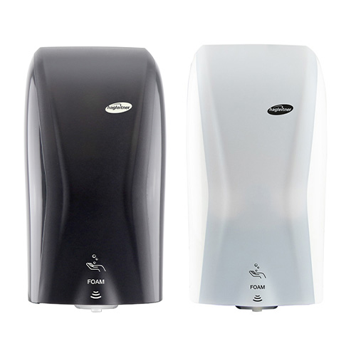 Dispenser til skum, GS-Tech by Hagleitner, "XIBU FOAM hybrid", til pose refiller, sort eller hvid, (1 stk.)