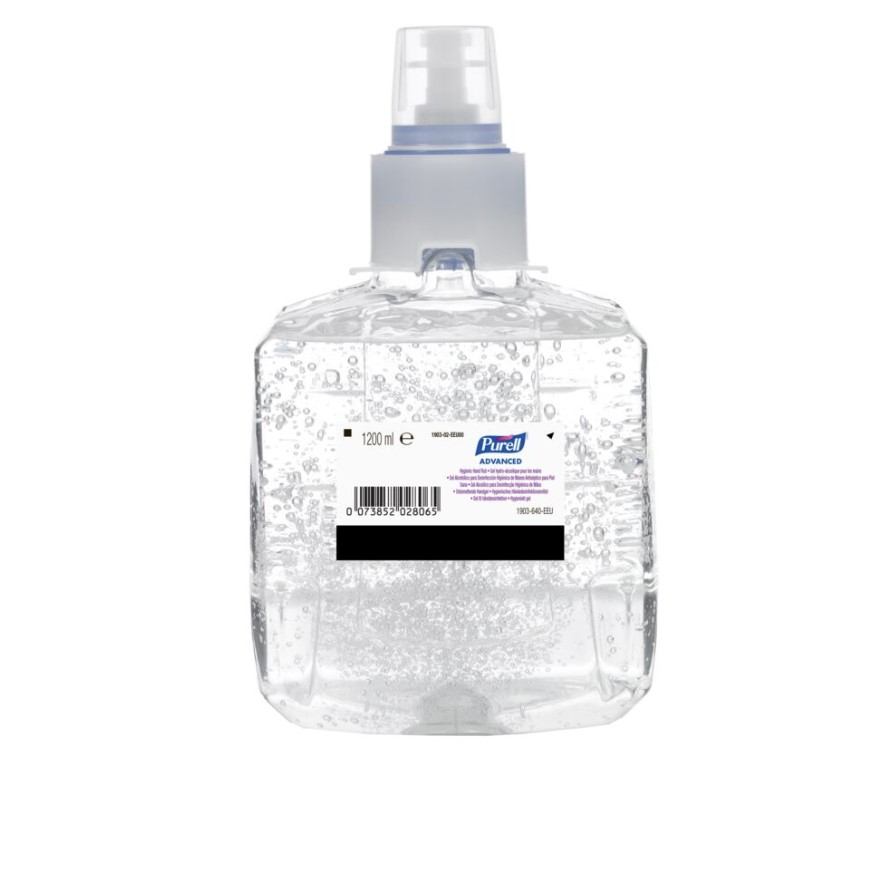 Purell, Hånddesinfektion gel, 1200 ml, refill til LTX,1,2 ml. pr. dosering (2 stk).
