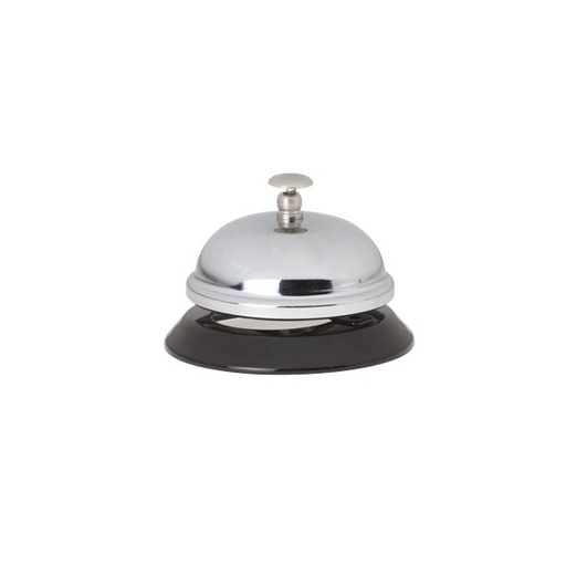 [22133] Receptionsklokke, Ø8,5cm, metal, (1 stk.)