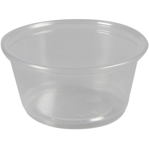 [10083] Dressingbæger, 3cm, Ø6,2cm, 60 ml, klar, (2.500 stk.)
