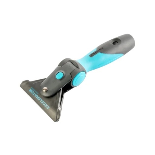 [22370] Håndtag til vinduesskraber, fikserbar, svingbart, ergonomisk, non-slip, Moerman Excelerator, (1 stk.)