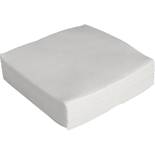 [10732] Kaffeserviet, 1-lags, 1/4 fold, 24x24cm, hvid, nyfiber, (9000 stk.)