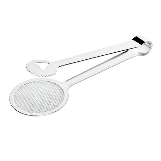 [22953] Hulske / frituretang, 22cm, metal, (1 stk.)