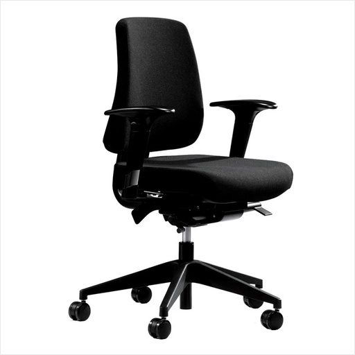 [23149] Ergonomisk kontorstol, Canadian Ergo 01, sort, (1 stk.)