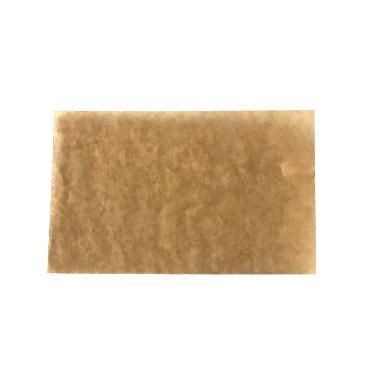 [10729] Vokspapir, brun, 12.5x20cm, kraft, papir, 38g+15g, naturlig  voks på begge sider, 5 kg.