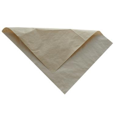 [23375] Wrappingpapir, 33x40 cm, brun, m/ PE belægning, (1000 stk.)
