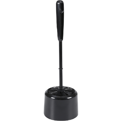 [10724] Toiletbørste, 35cm, Ø8cm, sort, PP, (1 stk.)