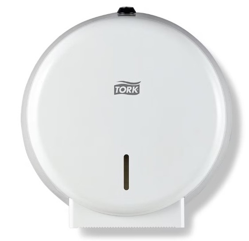 [28008] Papirdispenser til toiletpapir, Mini Jumbo, metal, T2, 247040, Tork, (1 stk.)