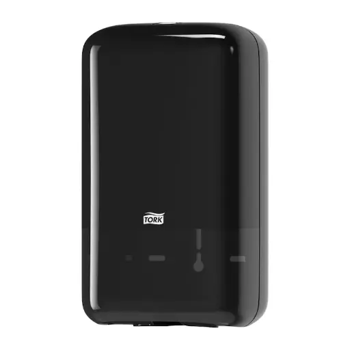 [28013] Papirdispenser til toiletpapir, sort, T3, 556008, Tork, (1 stk.)