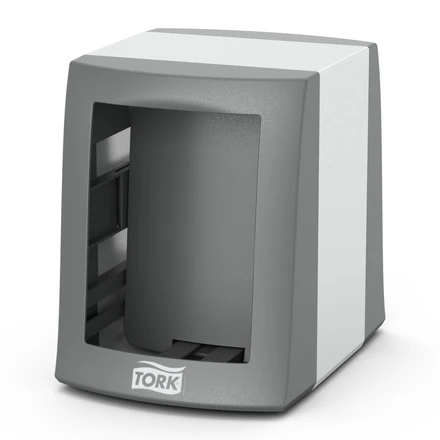 [28049] Servietdispenser, Fastfold, grå, N2, 271800, Tork, (1 stk.)