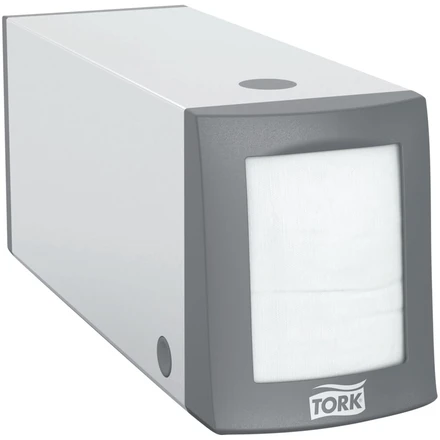 [28050] Servietdispenser, Fastfold, Liggende,  31,1x10,5x13,4cm, Grå, N2, 271700, Tork, (1 stk.)