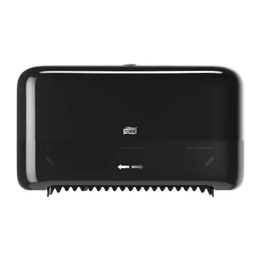 [28101] Papirdispenser til toiletpapir, Coreless/Uden Hylse, Mid-Size, sort, T7, 558048, Tork, (1 stk.)