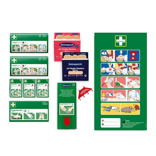 [28105] Refill til førstehjælptavle, 264000, Cederroth, (1 stk.)