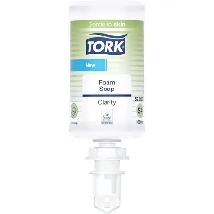 [28106] Skumsæbe, Clarity,  Uden Parfume, 0,4 ml Pr. Dosering, 1000ml, 520201, Tork, (1 Stk.)    