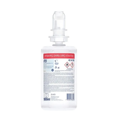 [28112] Hånddesinfektionsgel, 1000ml, Alkoholgel, Tork S4, 424106, (1 Stk.)