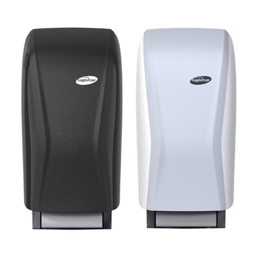 Analog dispenser til toiletpapir, GS-Tech by Hagleitner, "XIBU TISSUEPAPER", til 2 ruller, sort eller hvid, (1 stk.)