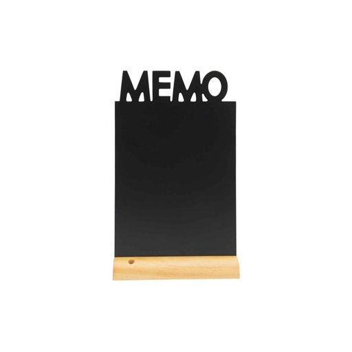 [28406] MEMO bordskilt inkl. kridttusch, Securit Silhouet, (1 stk.)