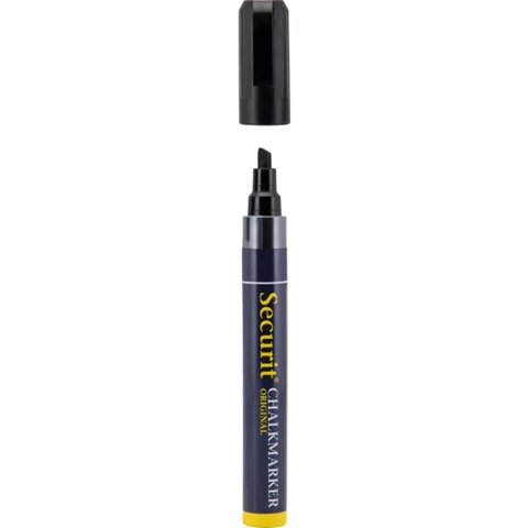 Kridtmarker med skrå spids: 2-6 mm skrivebredde, Securit® Original, flydende kridt, flere farver, (1 stk.)