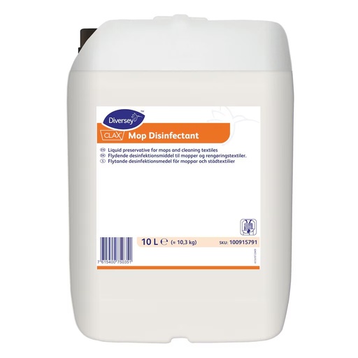 [30047] Desinfektionsmiddel til mopper, Clax Mop Disinfectant, 10L, (1 stk.)