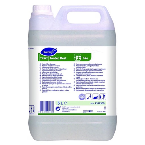 [30093] Gulvrens, TASKI Jontec Best F4e, 5L, (1 stk.)