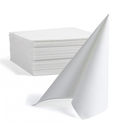 [32085] Middagsserviet Airlaid, GS-Basic, 1/4 fold, 40x40cm, Hvid (600 stk.)