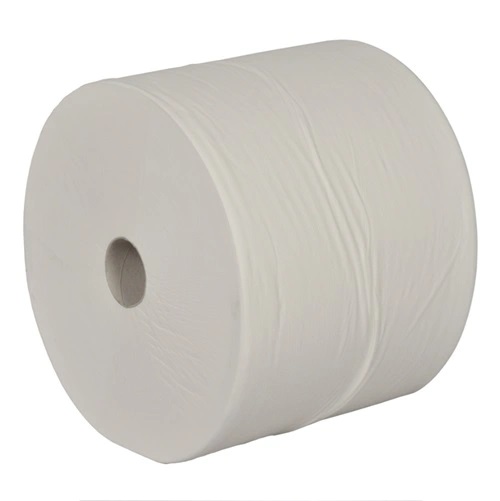 [32112] Værkstedsrulle, neutral, 1-lags, 950m x 24cm , Ø32cm, hvid, 100% nyfiber, (2 stk.)