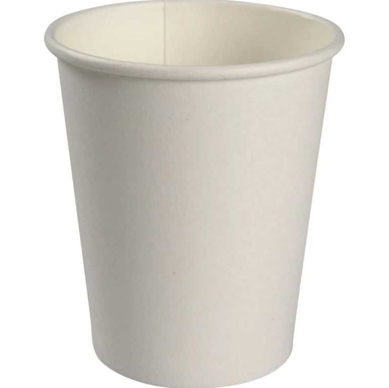 [32151] Papkrus, 200 ml/8 oz, 9cm, Ø8cm, hvid, PE/pap, (1000 stk.)