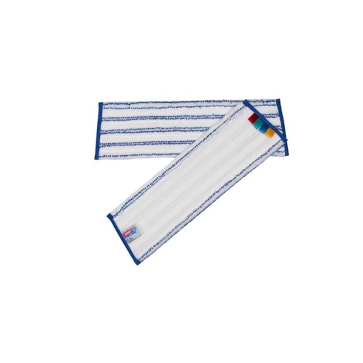 [32160] Fugtmoppe, hvid, mikrofiber, 40 cm, med velcro, NMF Universal performance Mop Pro, (5 stk.)