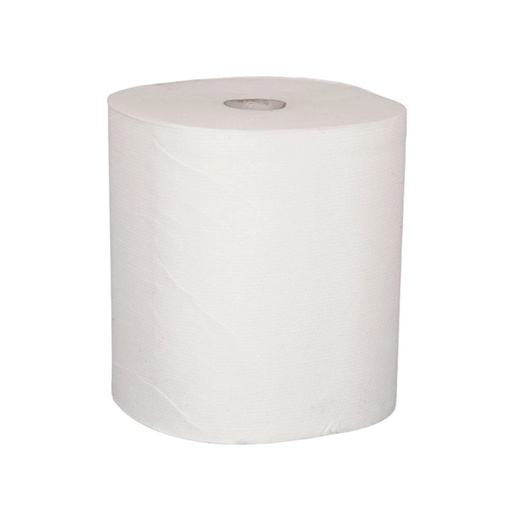 [32176] Håndklæderulle, Kimberly Scott Essential, Slimroll, Airflex, hvid, 190 m, 1-lags, (6 stk.)