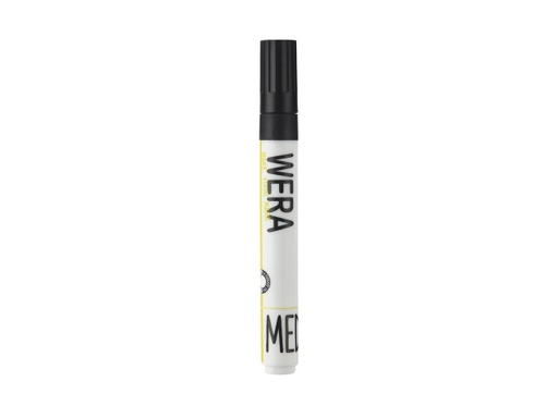 [32203] Whiteboardmarker, WERA, sort kantet spids 1-4mm, (12 stk.)