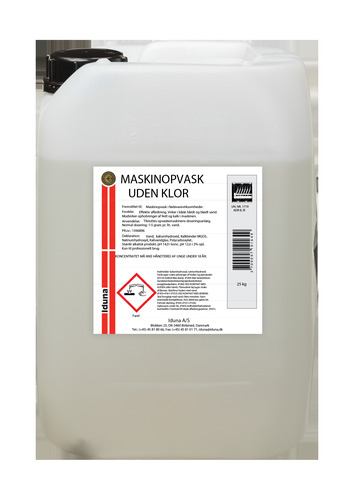 [9503] Maskinopvask, Iduna, 25kg, uden klor, (1 stk.)