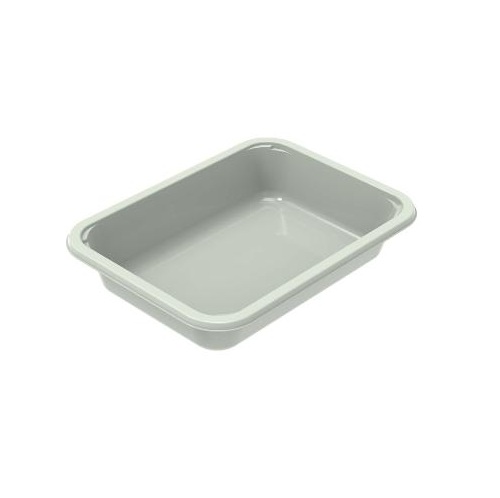 [10410] Bakke, 1-rum, 2187-1L, 620 ml, 18,7x13,7x3,6cm, CPET, Evolve, (576 stk.)