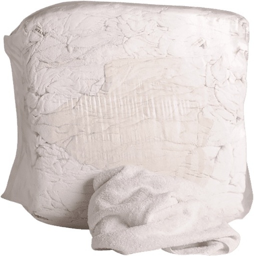 [34699] Aftørringsklude, frottéklude, 10kg, hvide, 30/300, (1 stk.)