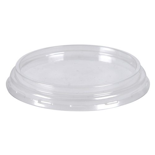 [10207] Låg til dressingbæger, Ø7,5cm, klar, RPET, rund, tilhørende 10206, 10357 & 10379, (1.000 stk.)