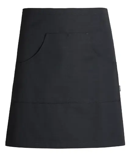 [36066] Forstykke med lommer, sort, 65/35% rPES/CO, Kentaur, Onesize, (1 stk.)